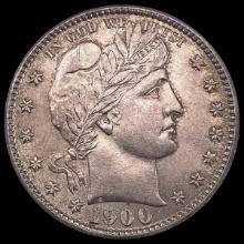 1900-O Barber Quarter CHOICE BU CHOICE BU