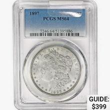 1897 Morgan Silver Dollar PCGS MS64