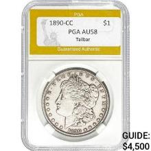 1890-CC Morgan Dollar PGA AU58