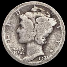 1921 Mercury Dime NICELY CIRCULATED NICELY CIRCUL