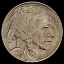 1924 Buffalo Nickel CHOICE AU CHOICE AU