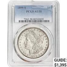 1899-S Morgan Silver Dollar PCGS AU58