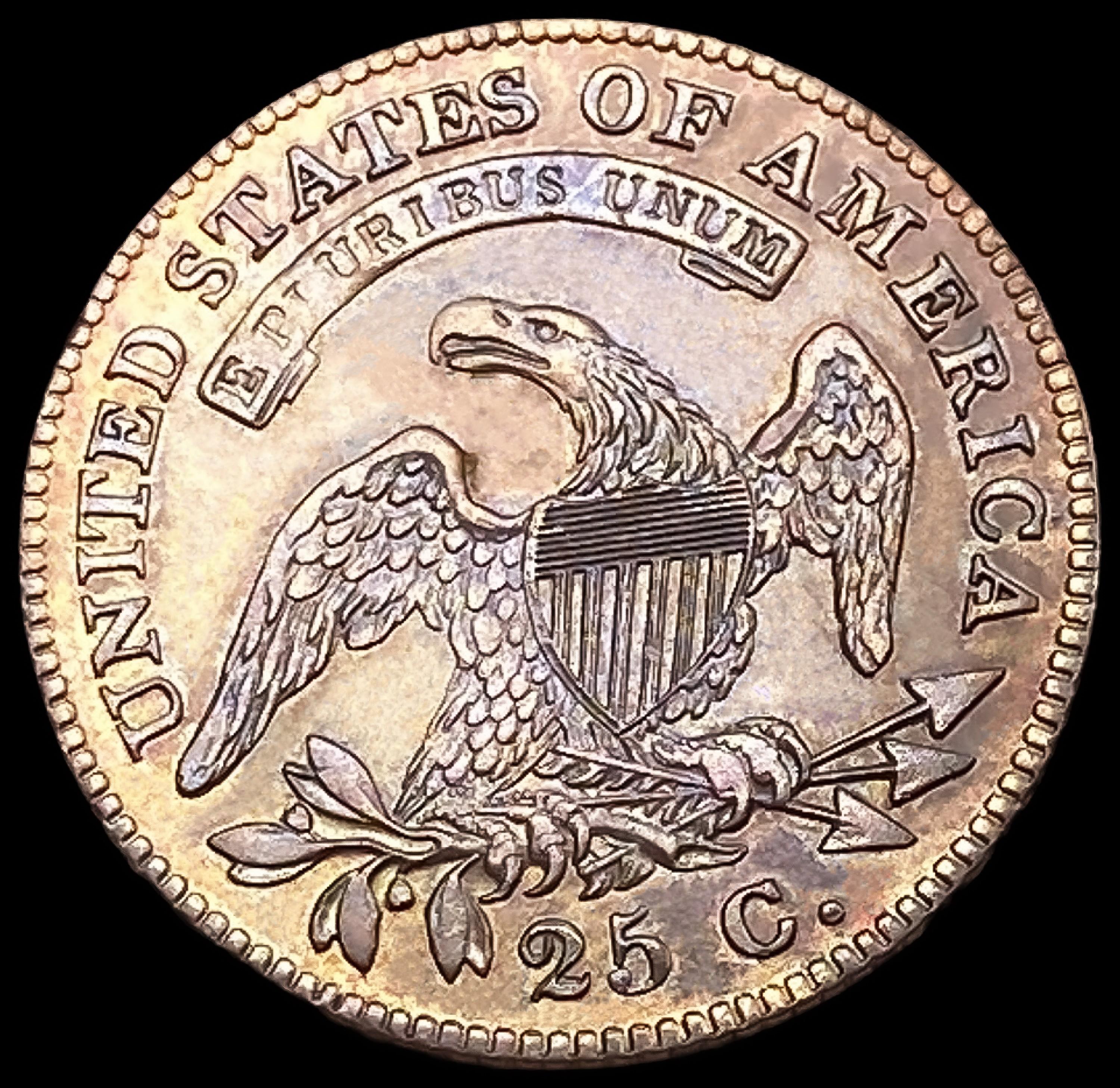 1828 Capped Bust Quarter CHOICE BU