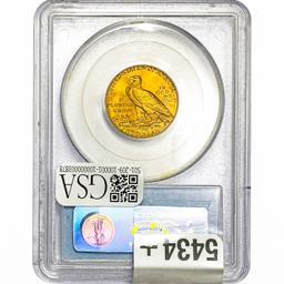 1910 $5 Gold Half Eagle PCGS MS64