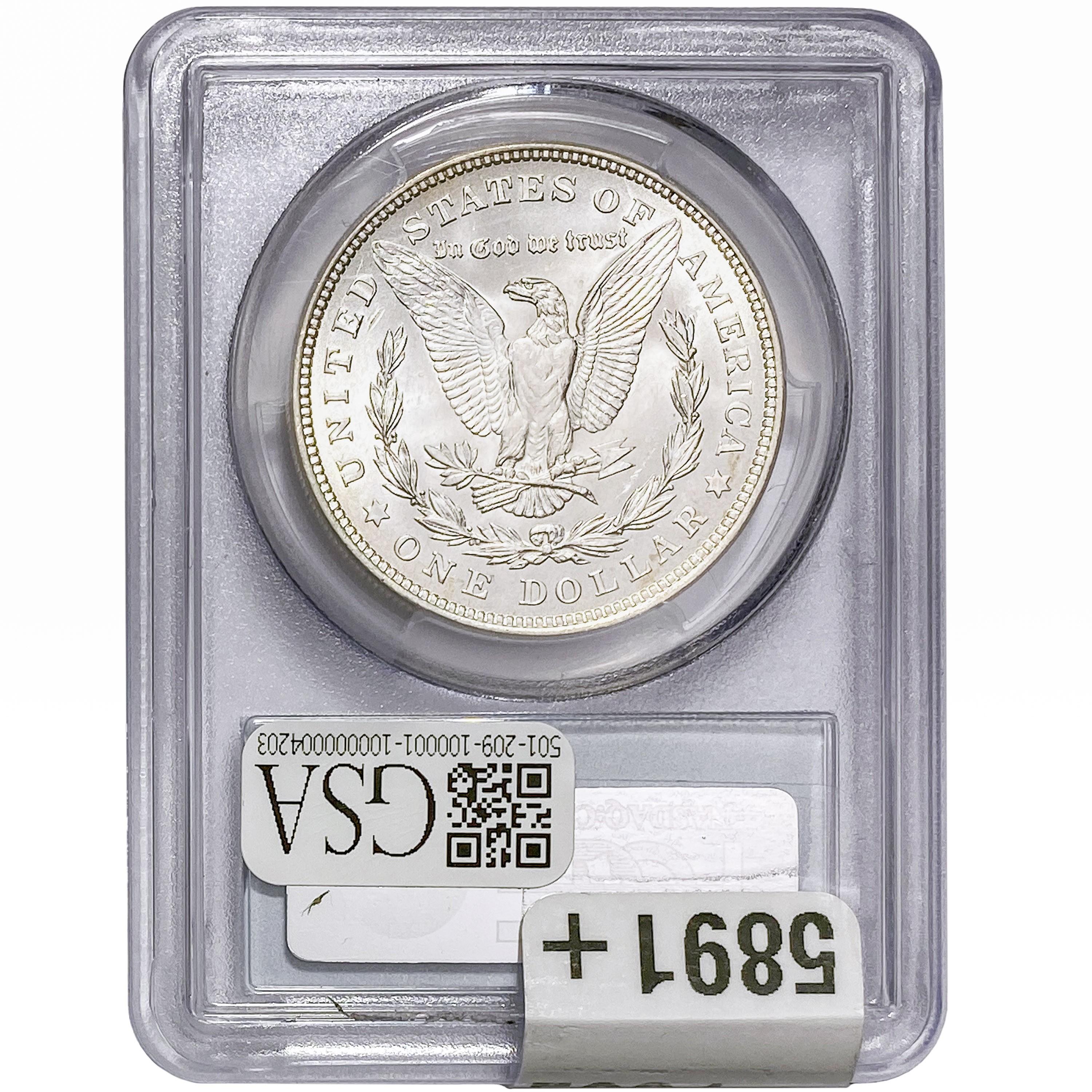 1921 CAC Morgan Silver Dollar PCGS MS66