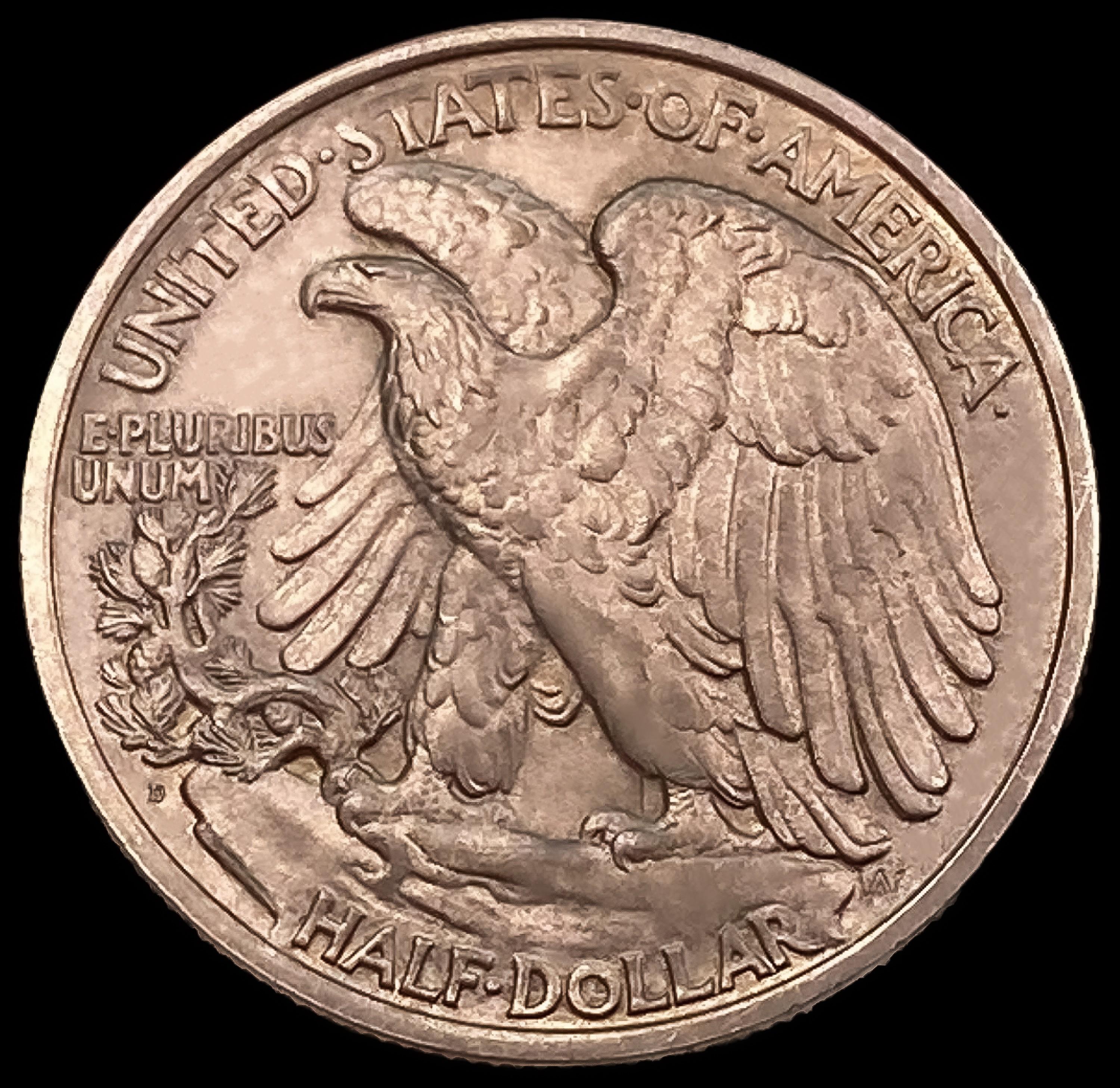 1919-D Walking Liberty Half Dollar CHOICE BU