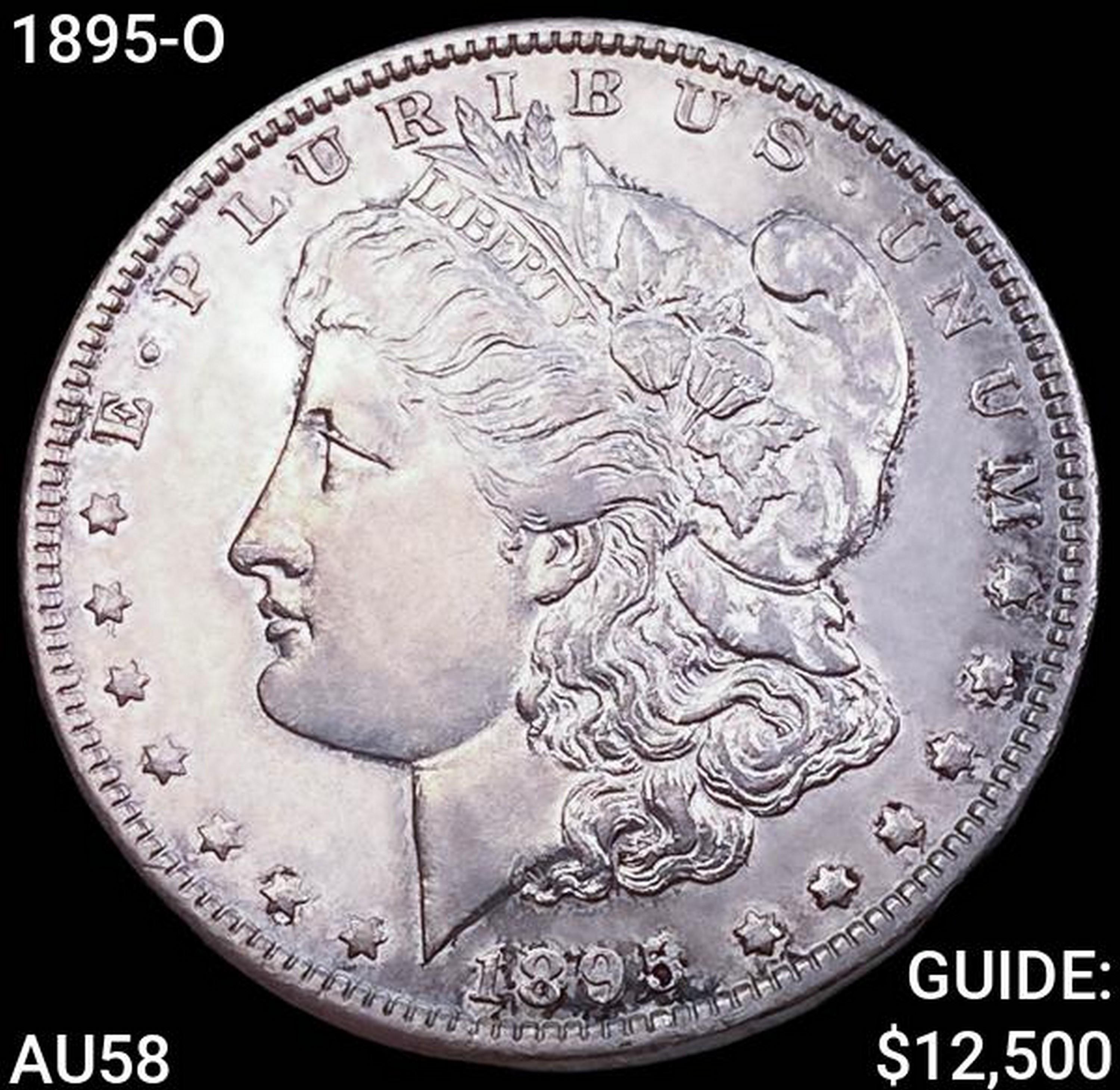 1895-O Morgan Silver Dollar CHOICE AU