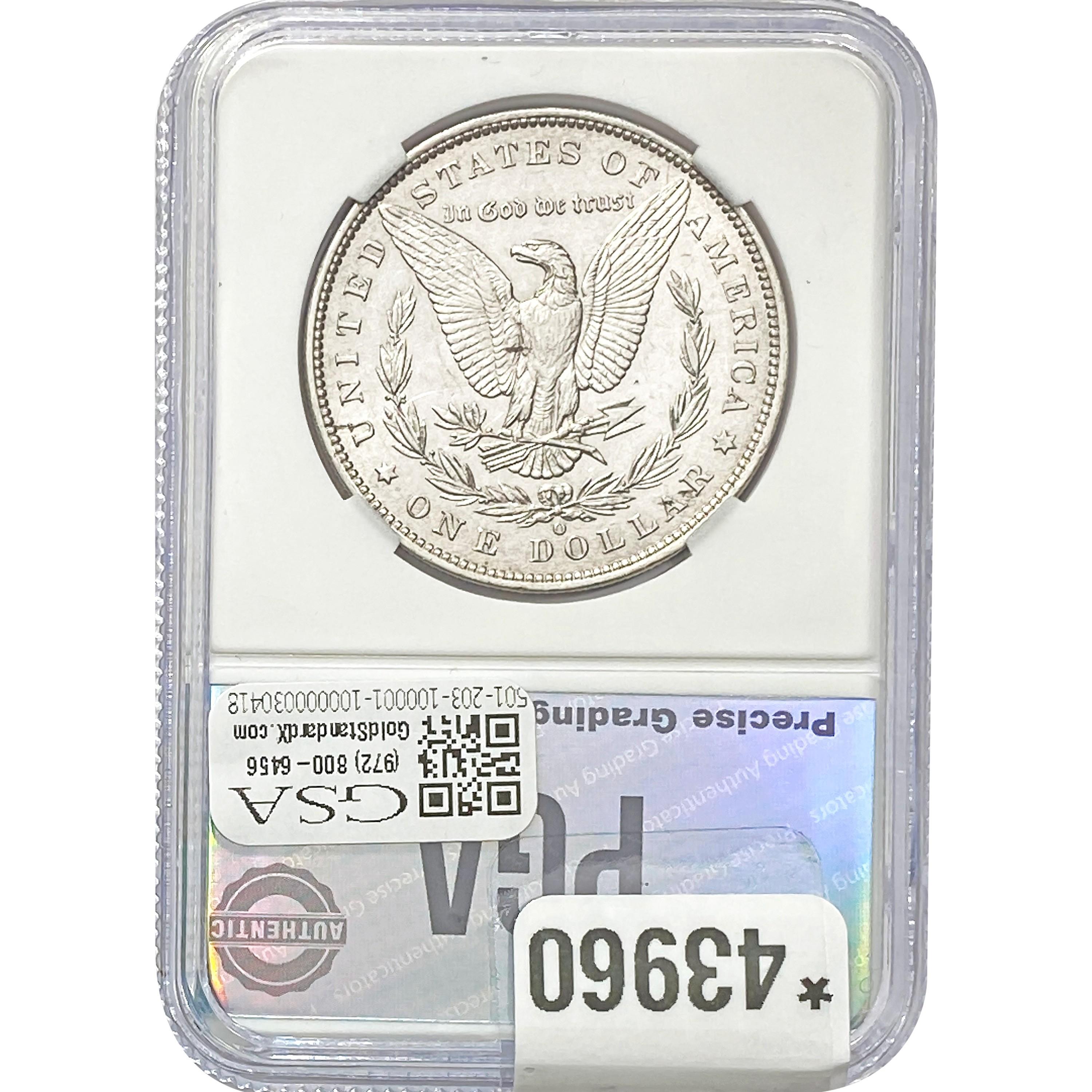 1888-O Morgan Dollar PGA MS65 PL