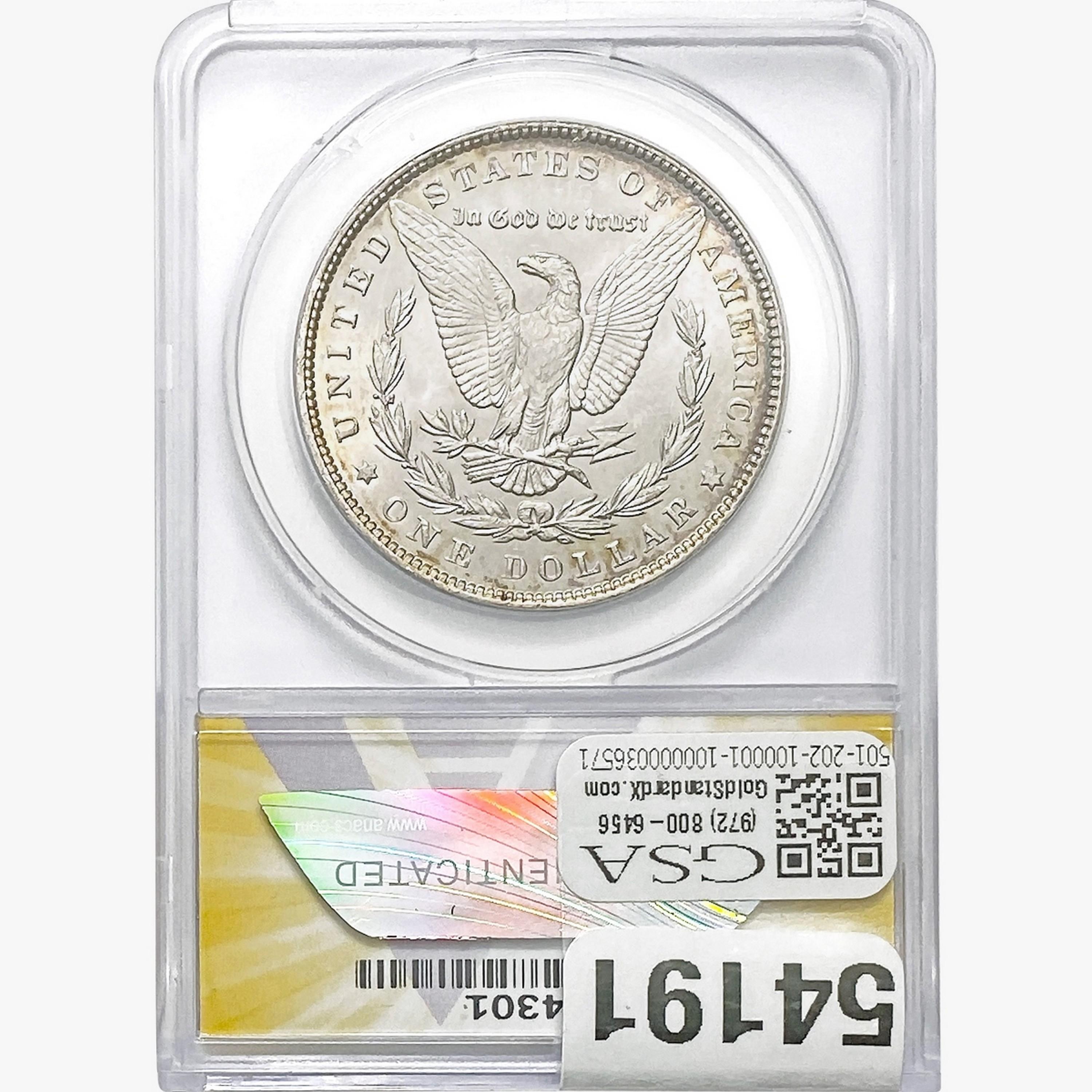 1897 Morgan Silver Dollar ANACS MS63