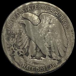 1916-S Walking Liberty Half Dollar NICELY CIRC