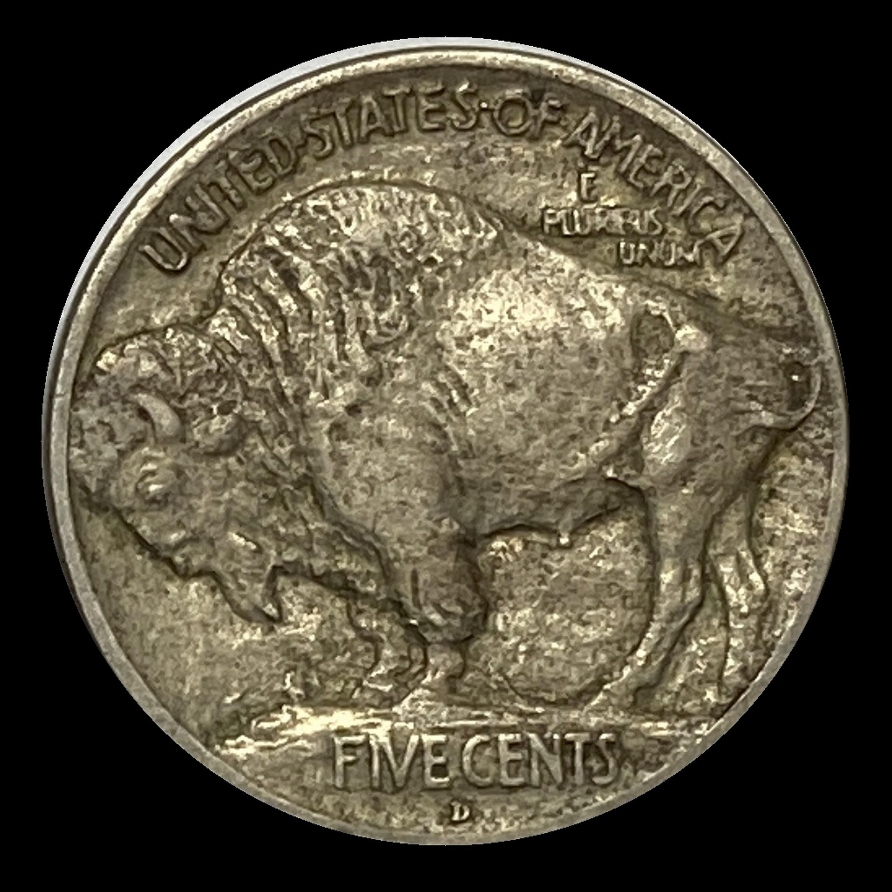 1913-D Type 1 Buffalo Nickel CLOSELY UNC