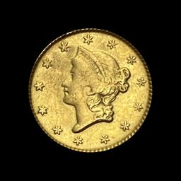 1851 Gold $1 Liberty Head Type 1 HIGH GRADE