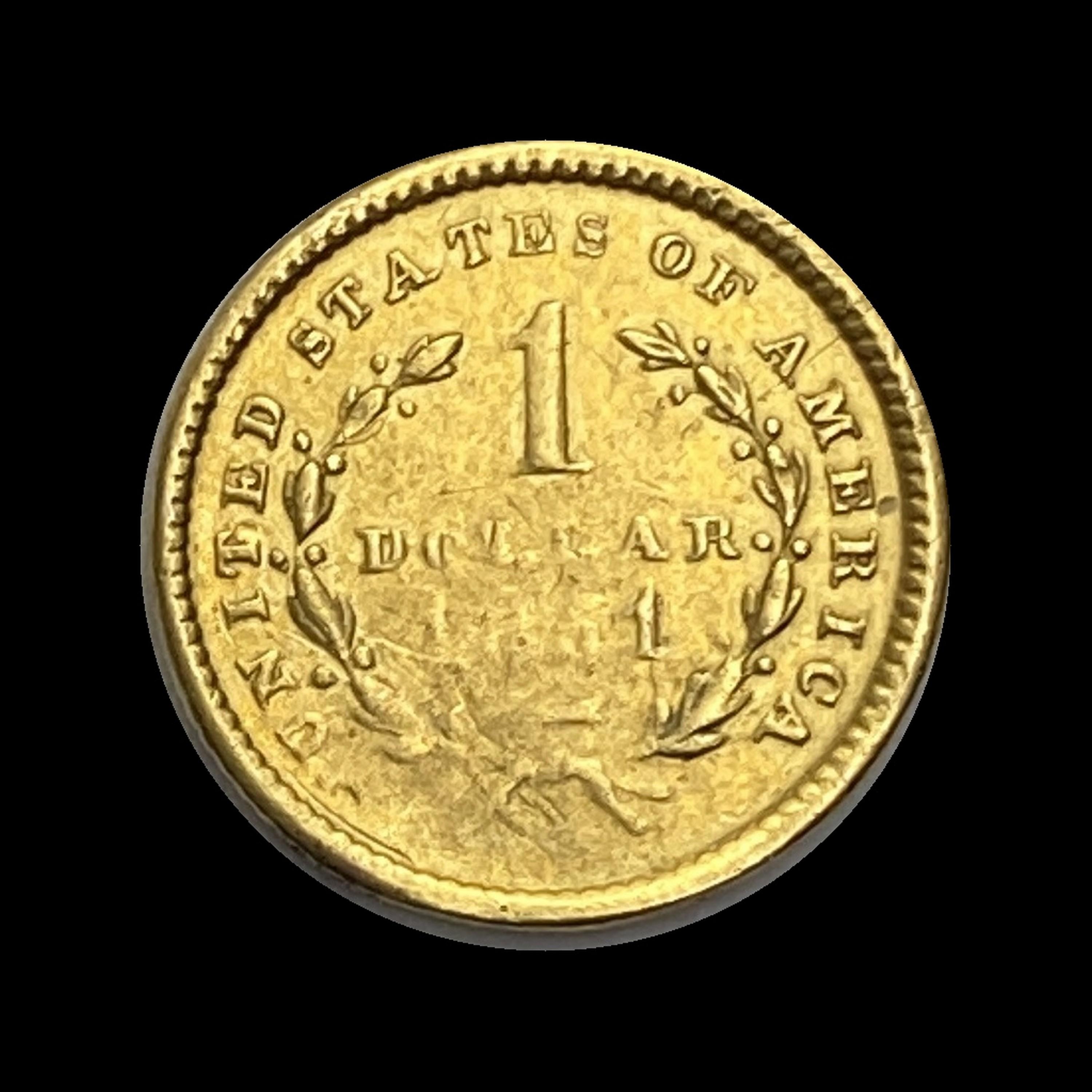 1851 Gold $1 Liberty Head Type 1 HIGH GRADE