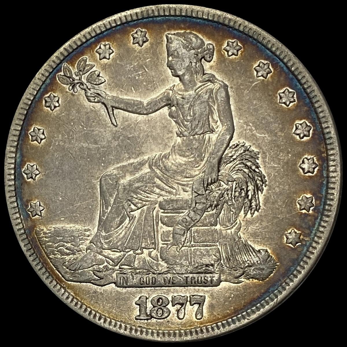 1877-S Silver Trade Dollar LIGHTLY CIRCULATED