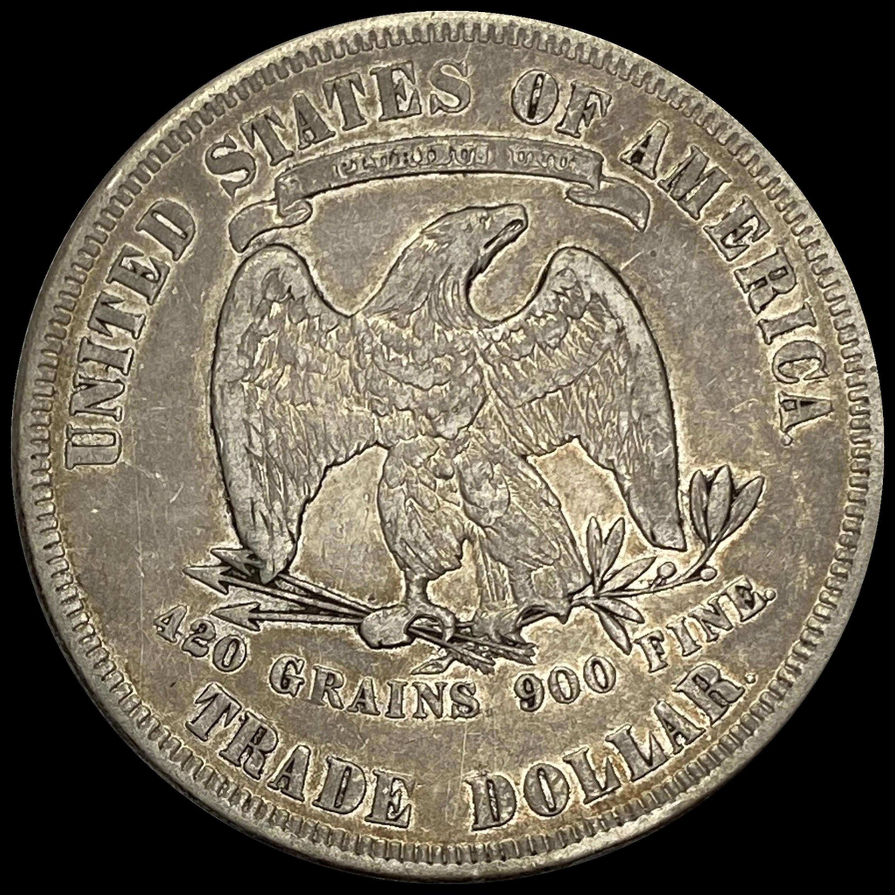 1877-S Silver Trade Dollar LIGHTLY CIRCULATED
