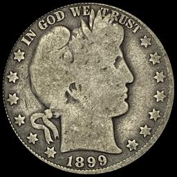 1899-O Silver Barber Half Dollar NICELY CIRCULATED