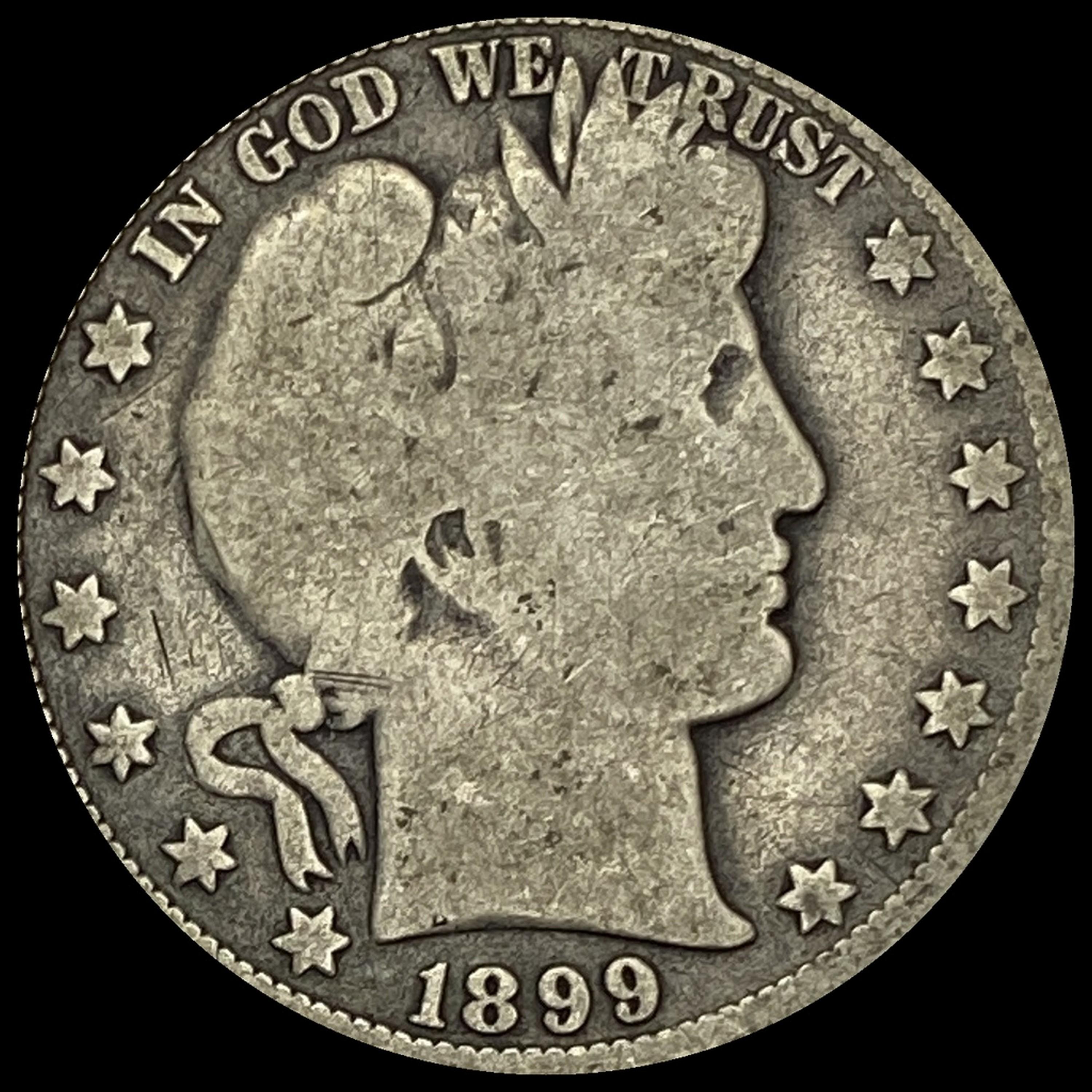 1899-O Silver Barber Half Dollar NICELY CIRCULATED