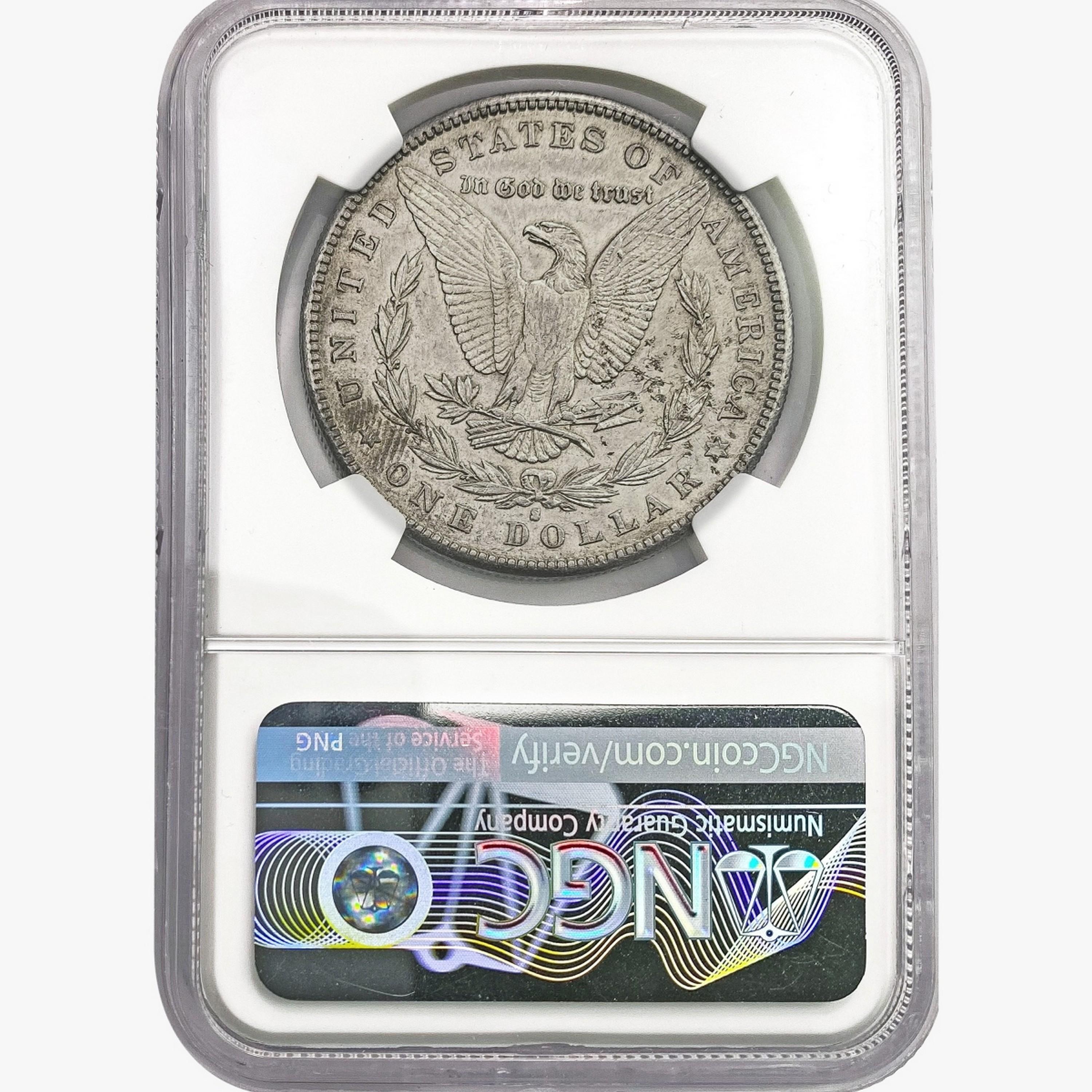 1890-S Morgan Silver Dollar NGC AU58