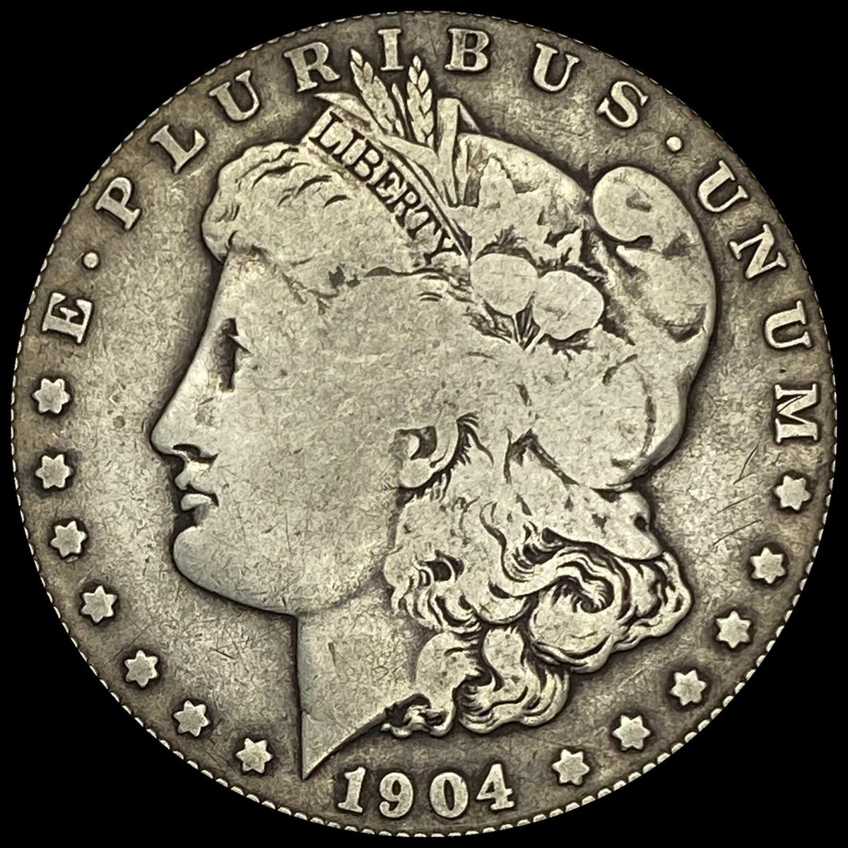 1904-S Silver Morgan Dollar NICELY CIRCULATED