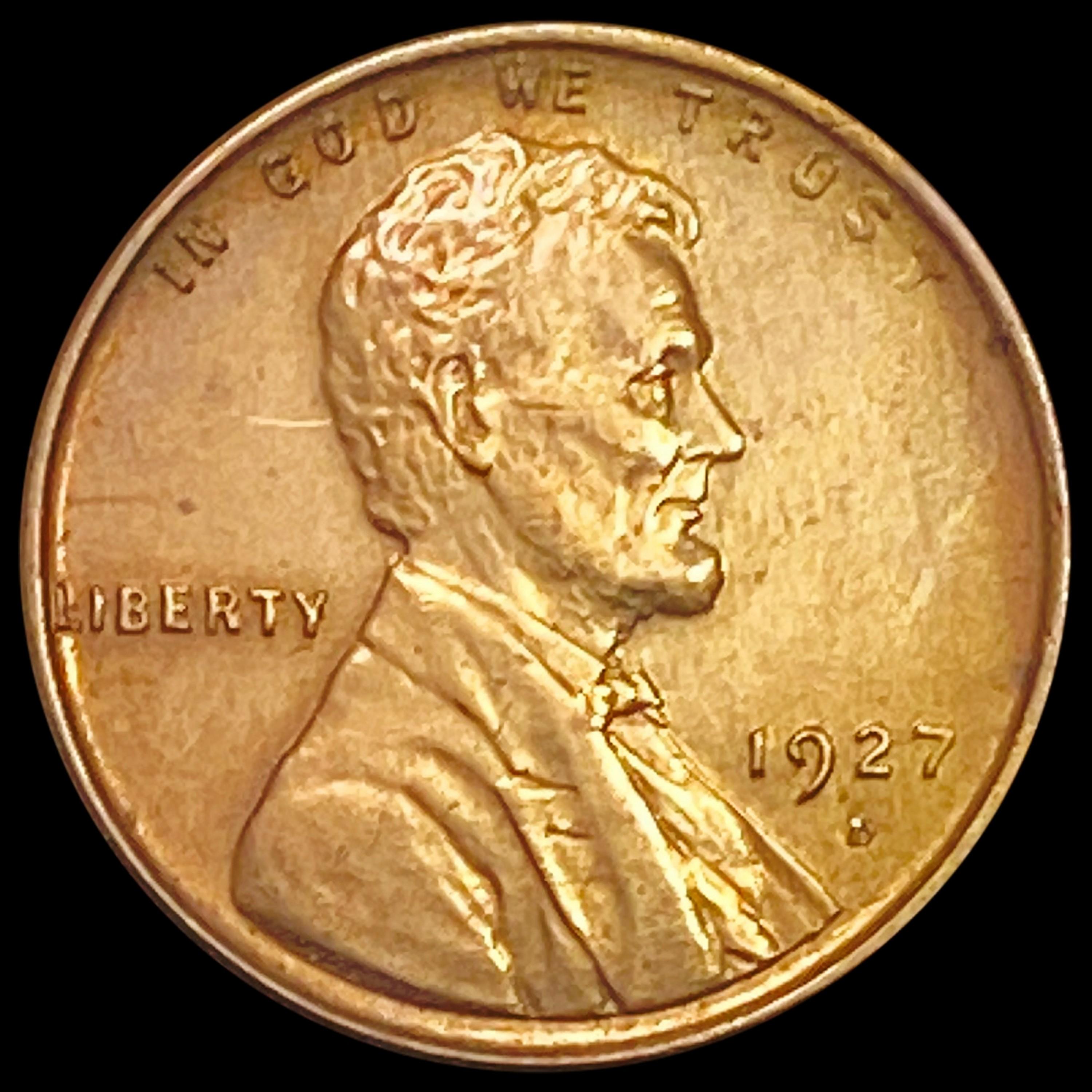 1927-D RD Wheat Cent CHOICE BU