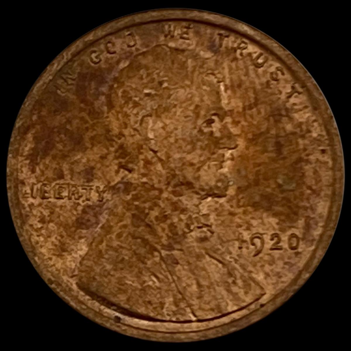 1920 Lincoln Wheat Cent UNCIRCULATED UNCIRCULATED