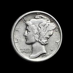 1919-D Silver Mercury Dime CLOSELY UNC