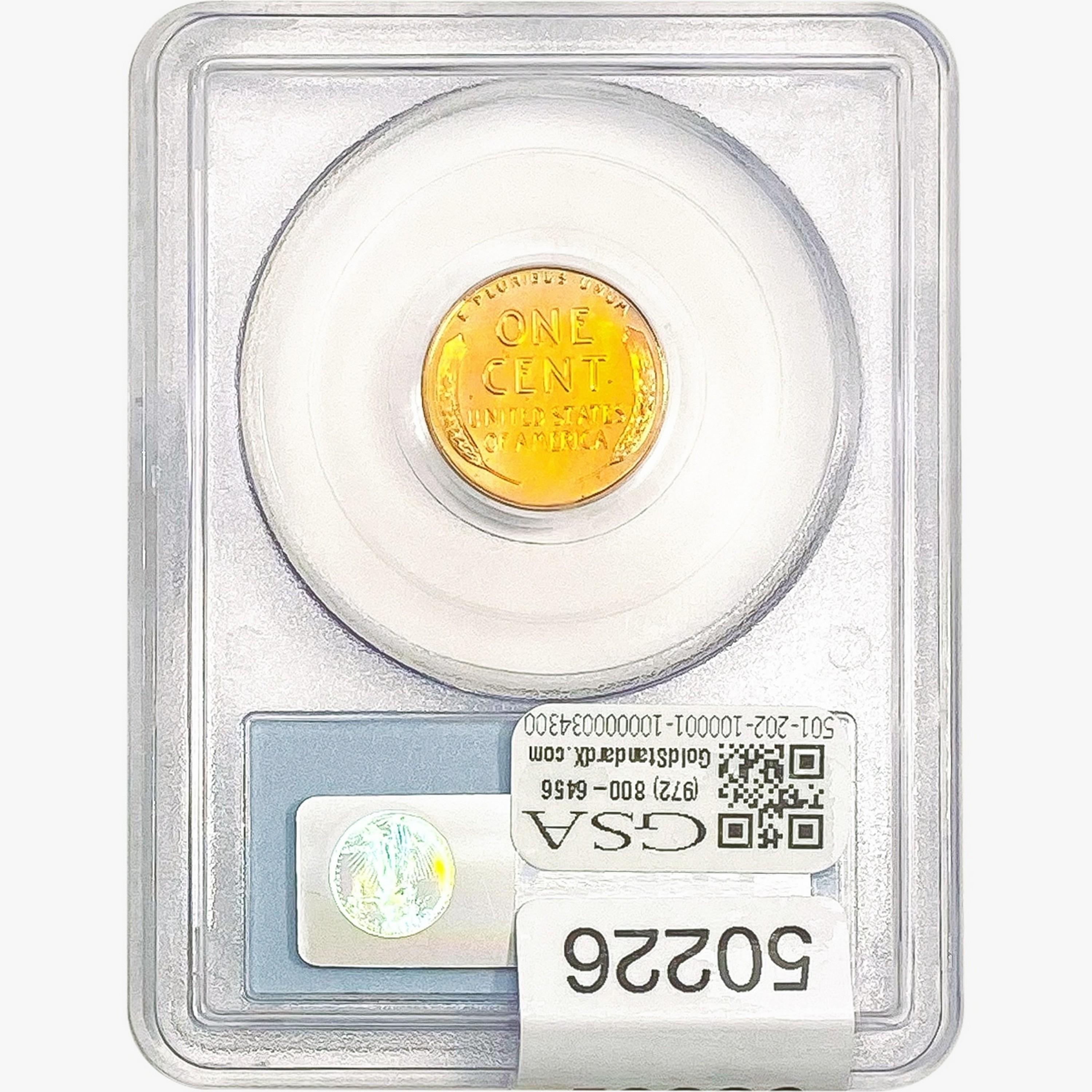 1952 Wheat Cent PCGS PR66 RD