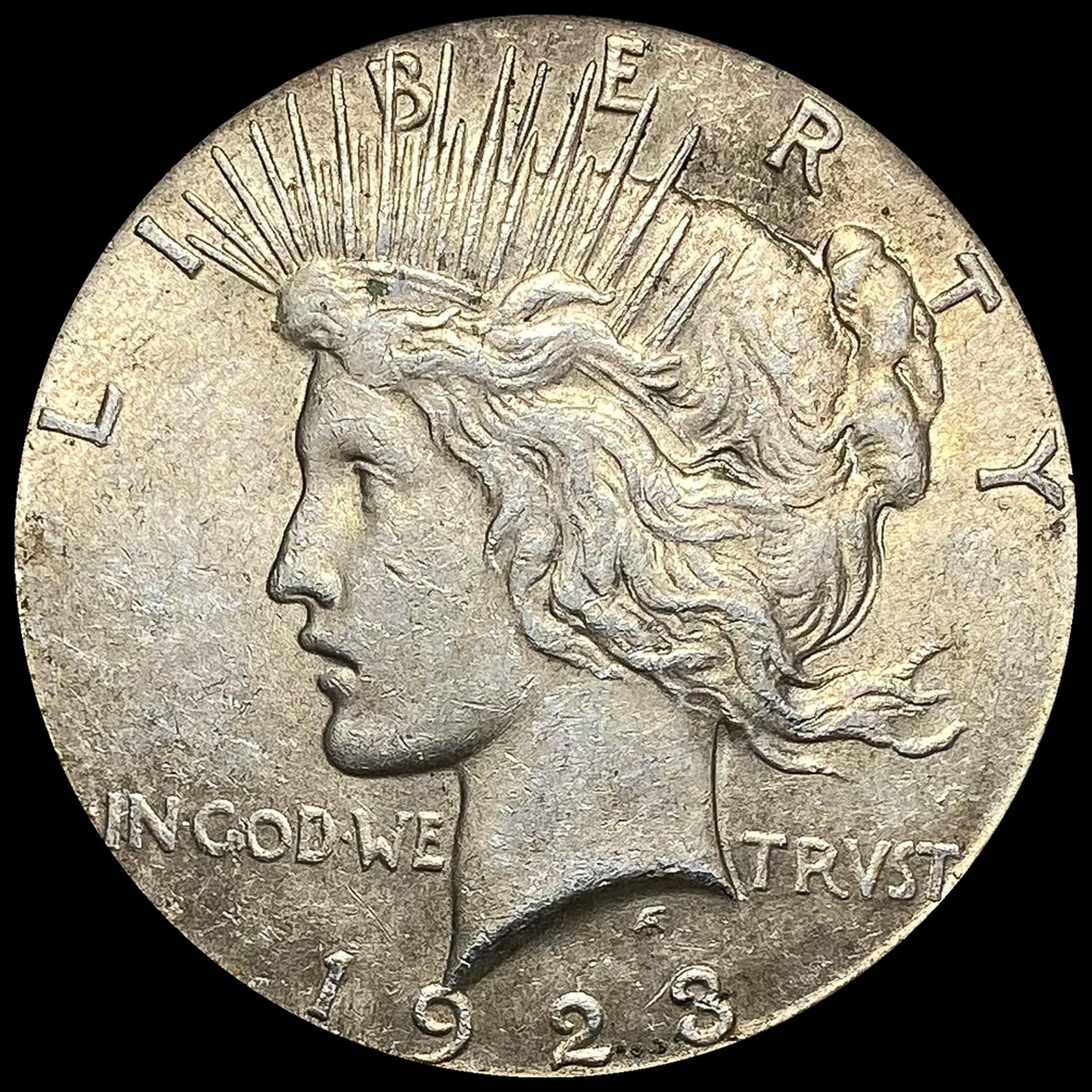 1923 Silver Peace Dollar CLOSELY UNCIRCULATED