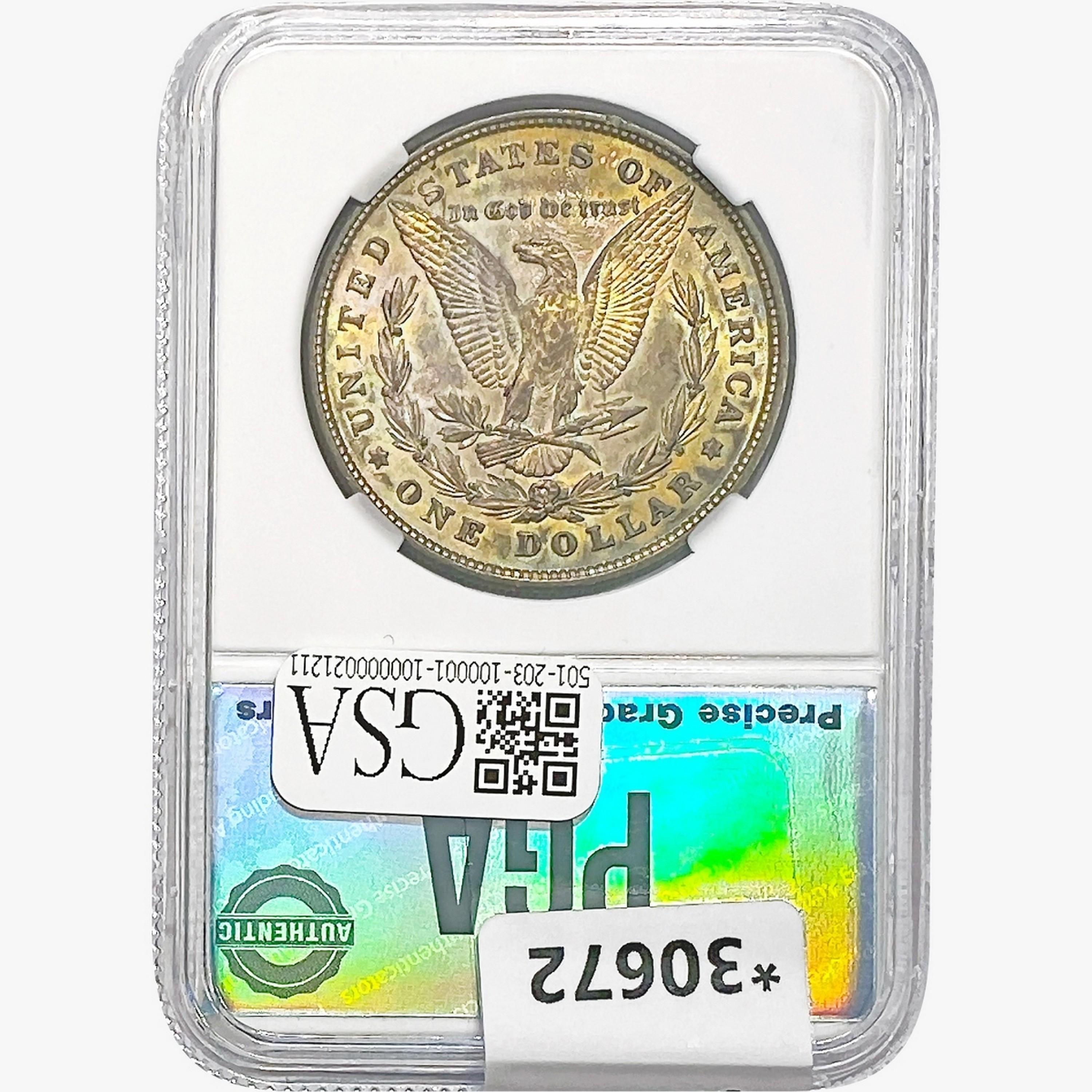 1878 8 TF Morgan Silver Dollar PGA MS63