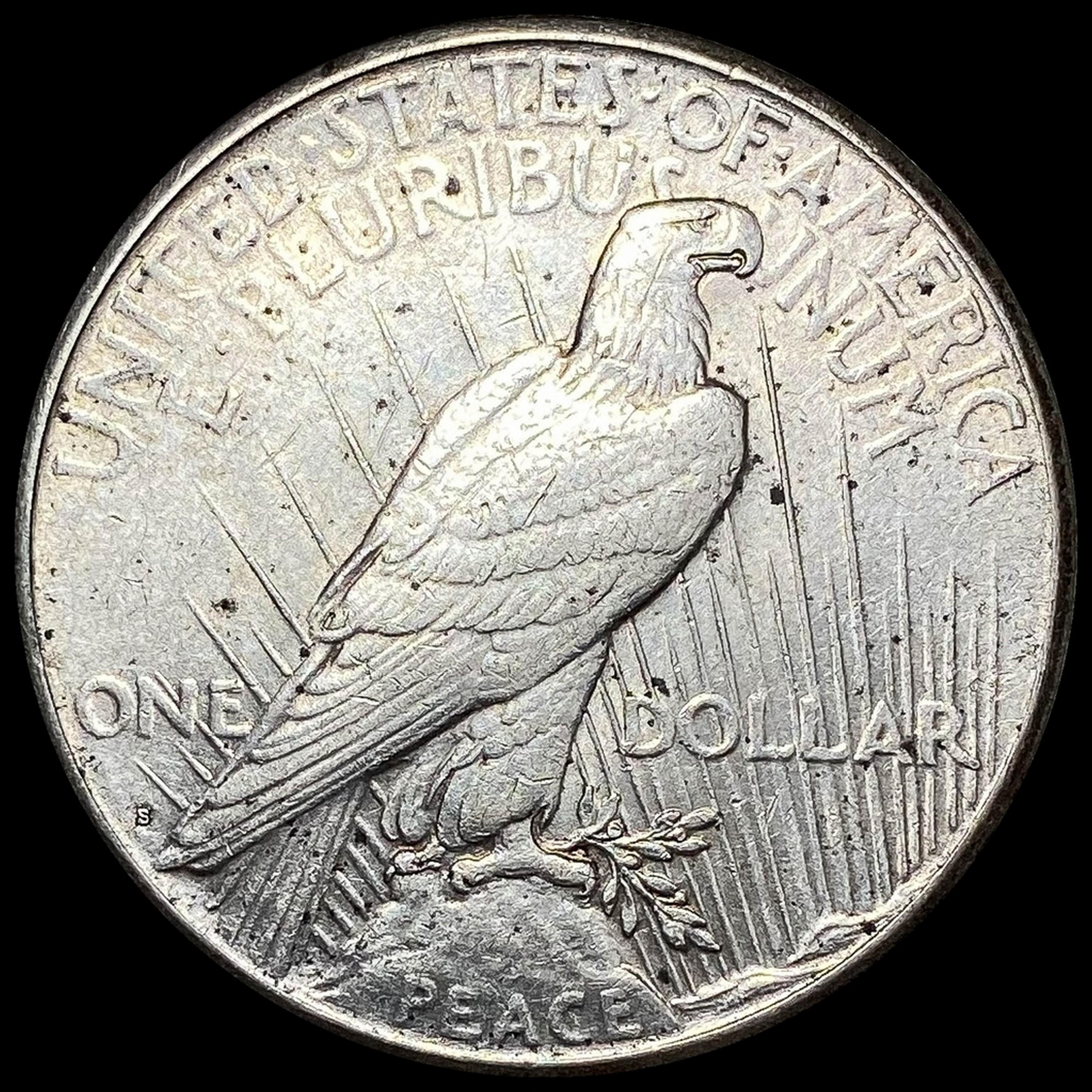 1924-S Silver Peace Dollar CLOSELY UNCIRCULATED