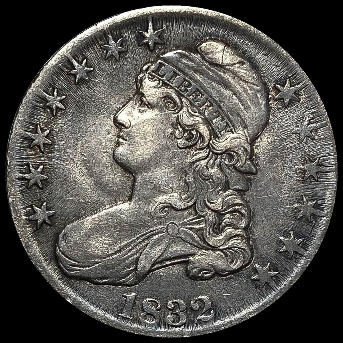 1832 Capped Bust Half Dollar NEARLY UNCIRCULATED