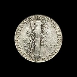 1920-S Silver Mercury Dime NEARLY UNC