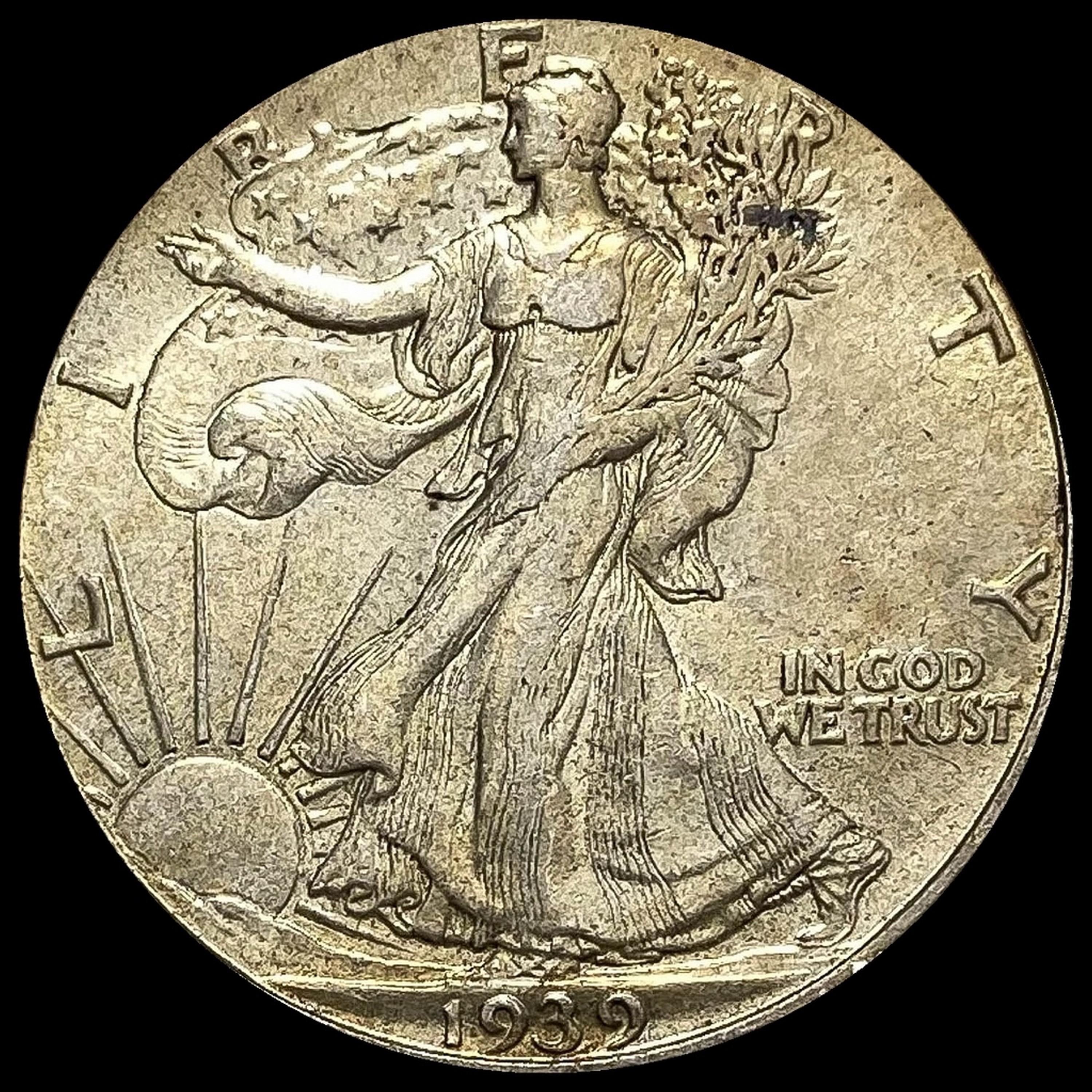 1939 Walking Liberty Half Dollar CHOICE AU