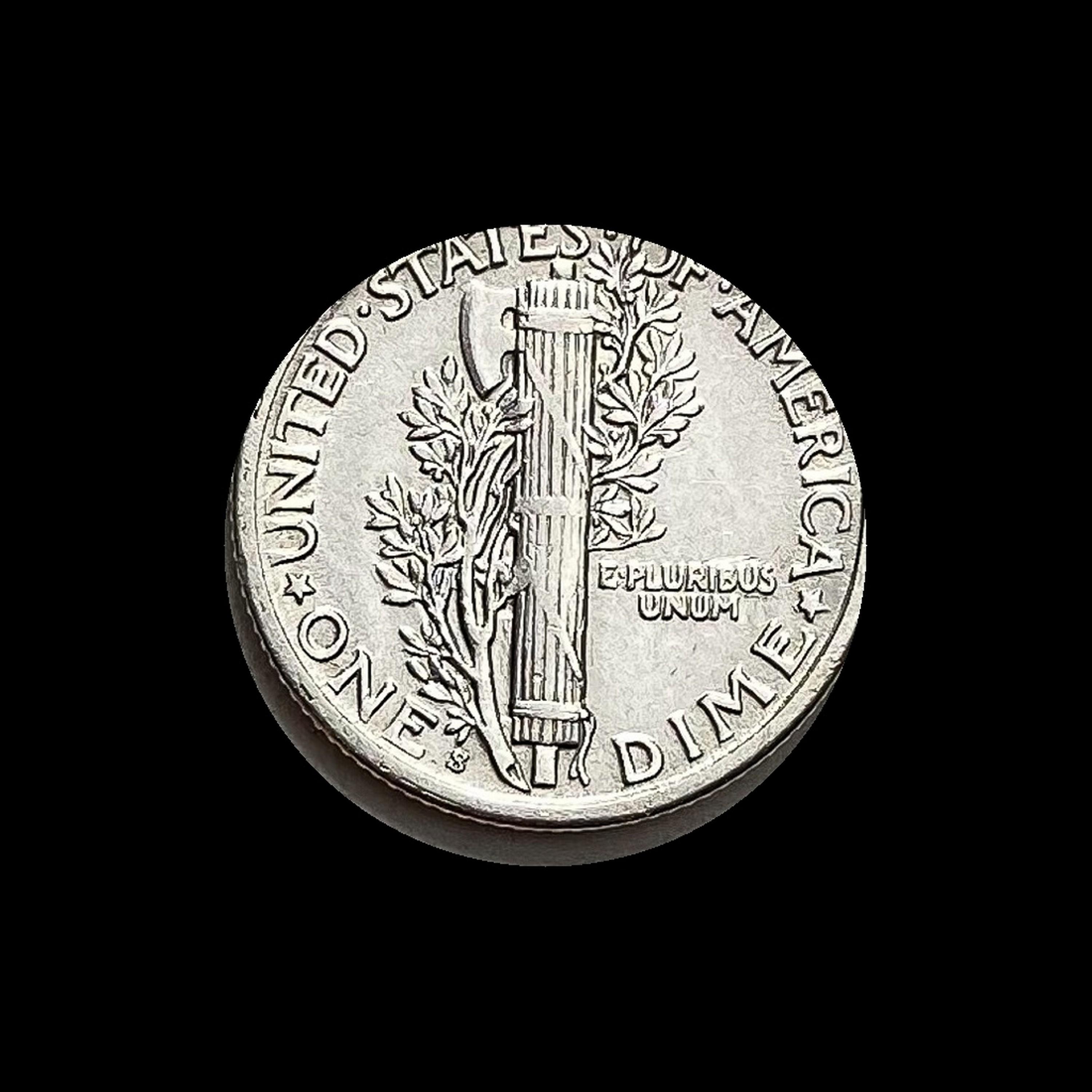 1918-S Mercury Dime CLOSELY UNC