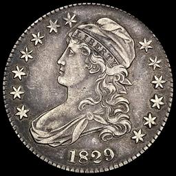 1829 Silver Capped Bust Half Dollar CLOSELY UNCIRCULATED