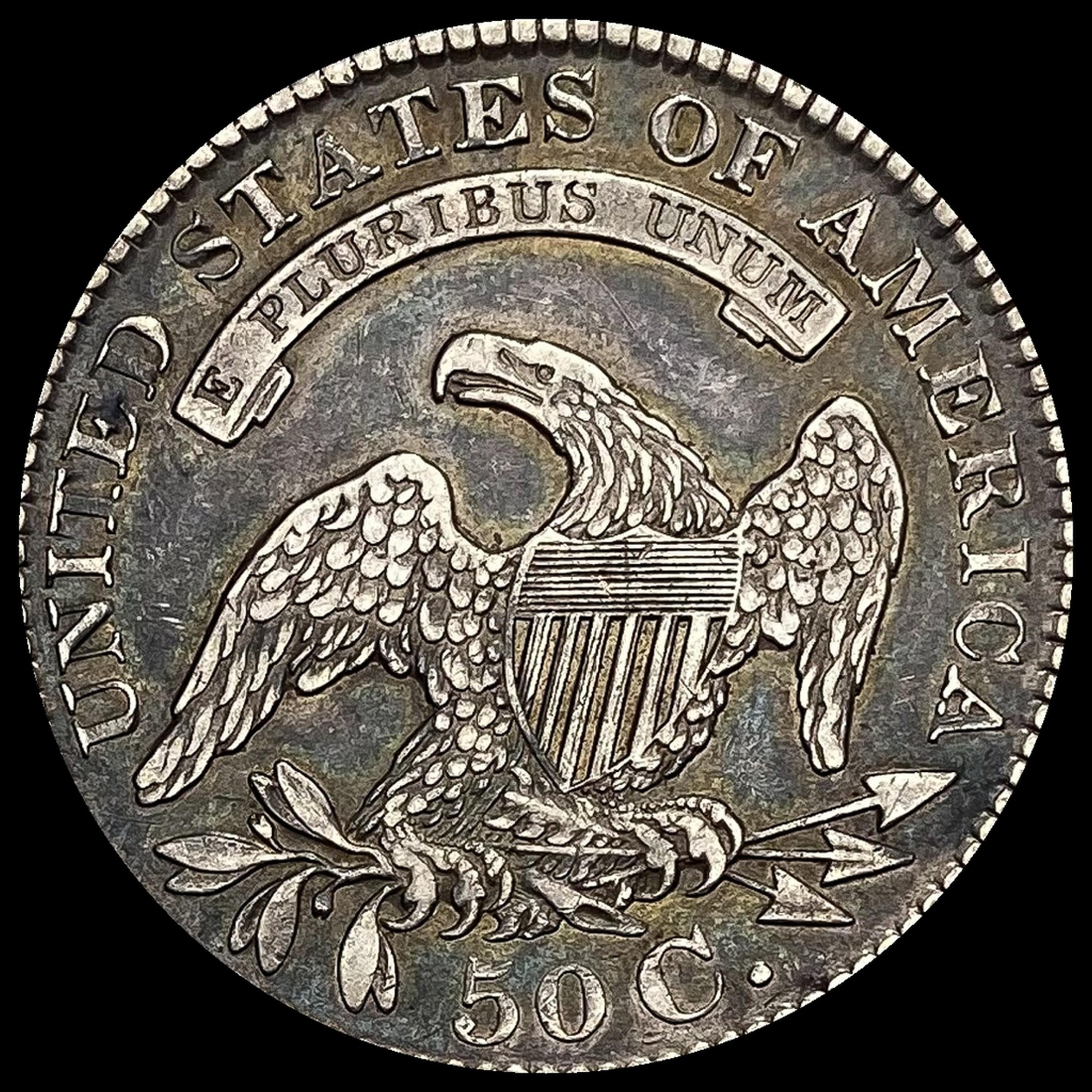 1829 Silver Capped Bust Half Dollar CLOSELY UNCIRCULATED