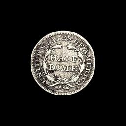 1850 Seated Liberty Half Dime CLOSE UNC