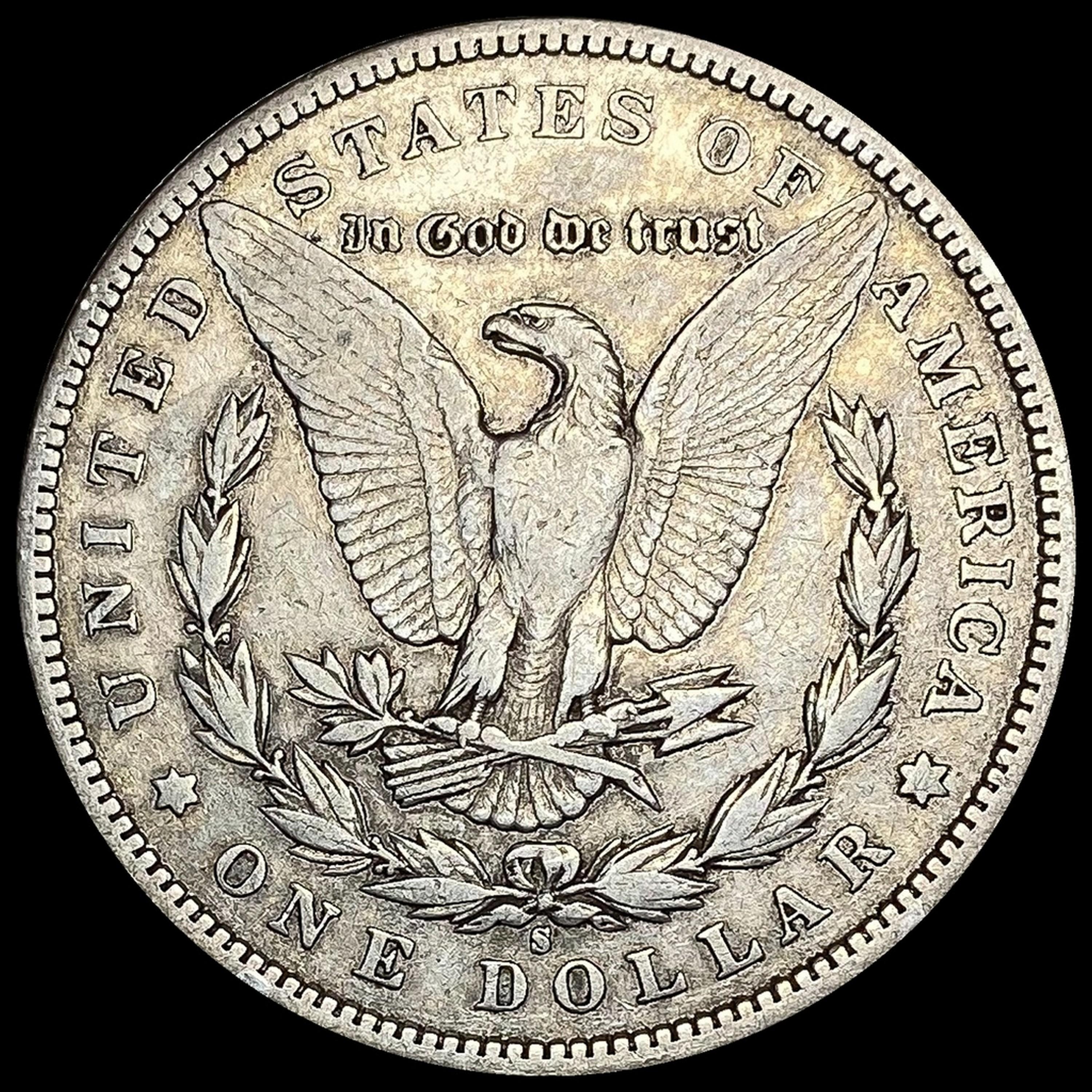 1892-S Silver Morgan Dollar LIGHTLY CIRC
