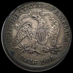 1869-S Silver Half Dollar LIGHTLY CIRCULATED