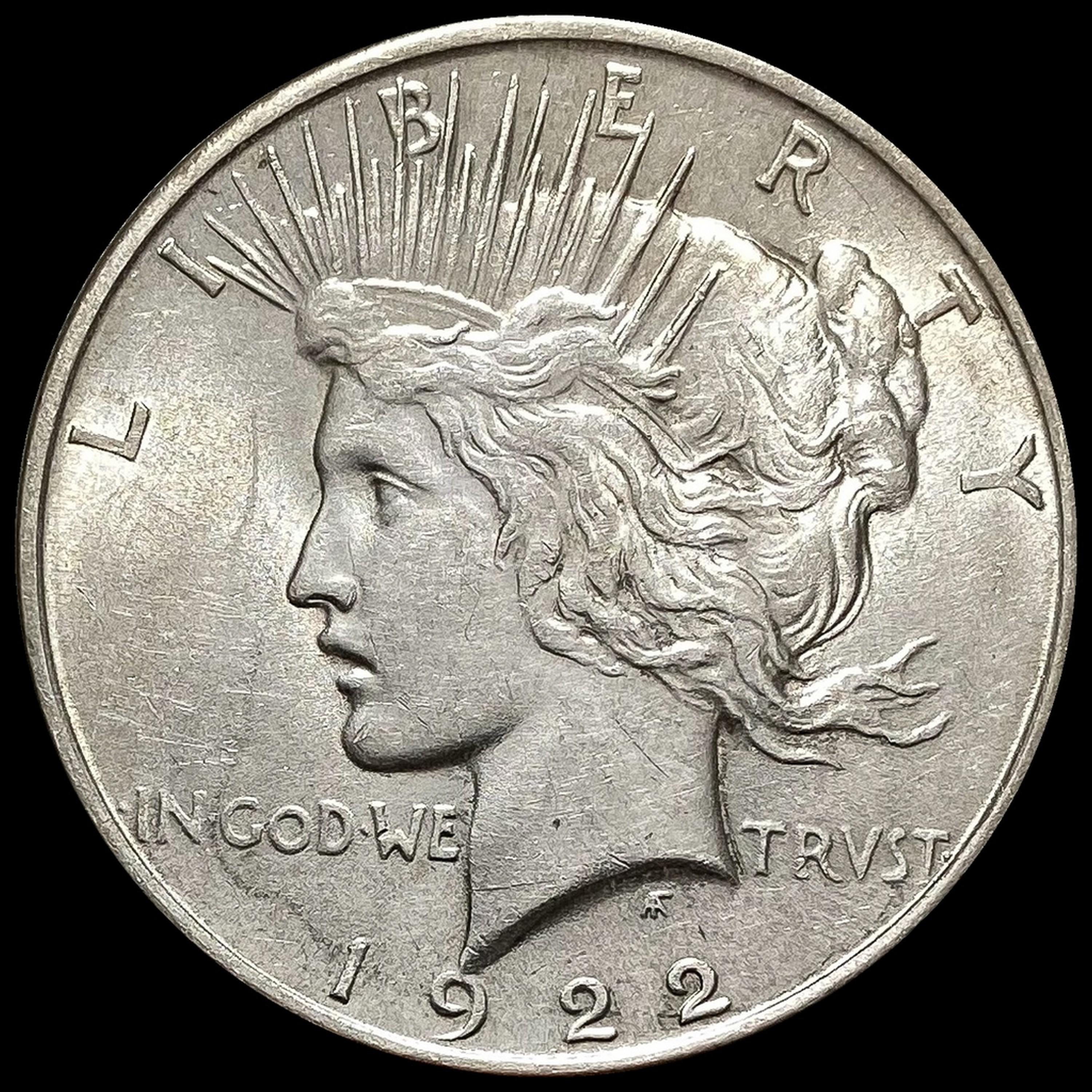 1922-D Silver Peace Dollar GEM BU