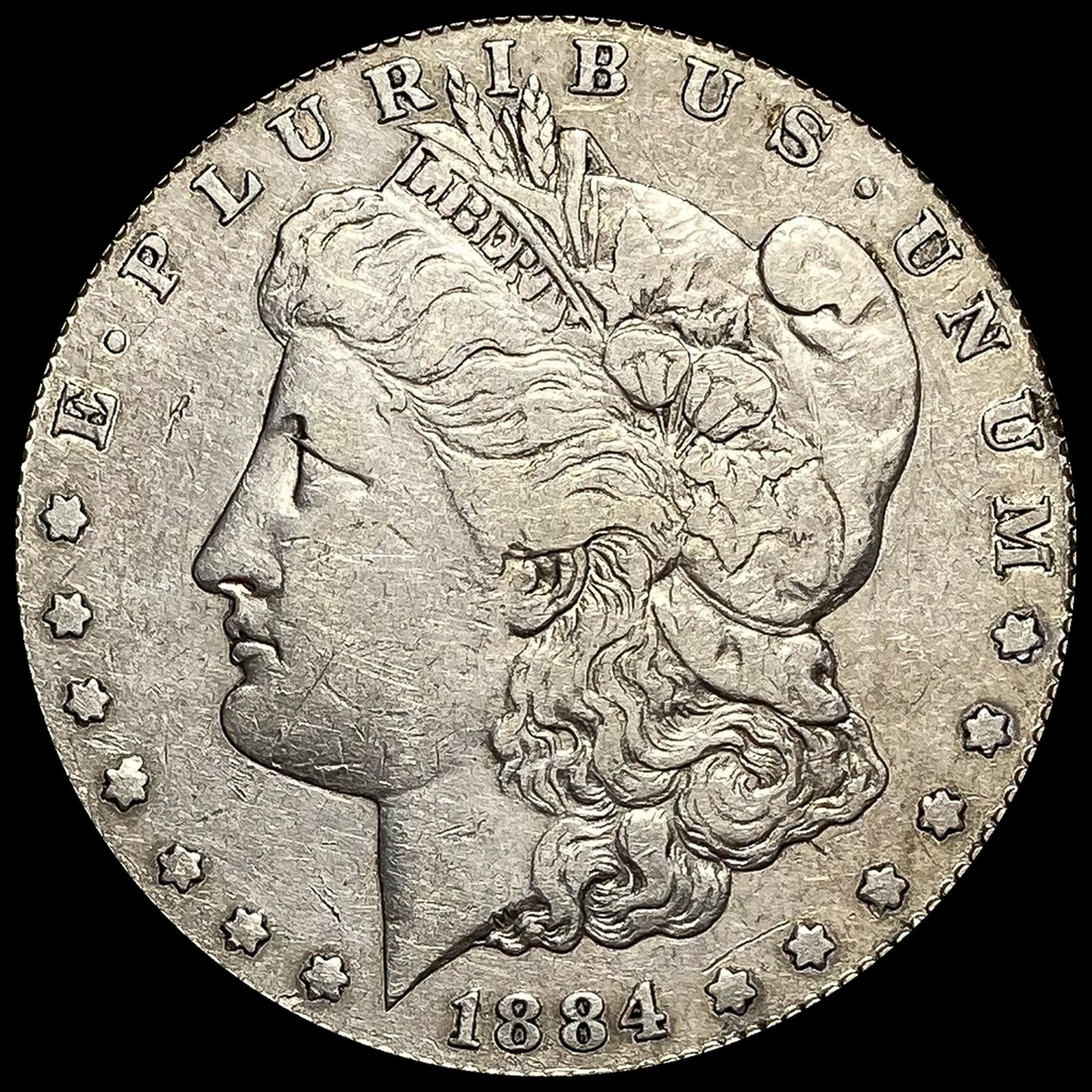 1884-S Silver Morgan Dollar LIGHTLY CIRCULATED