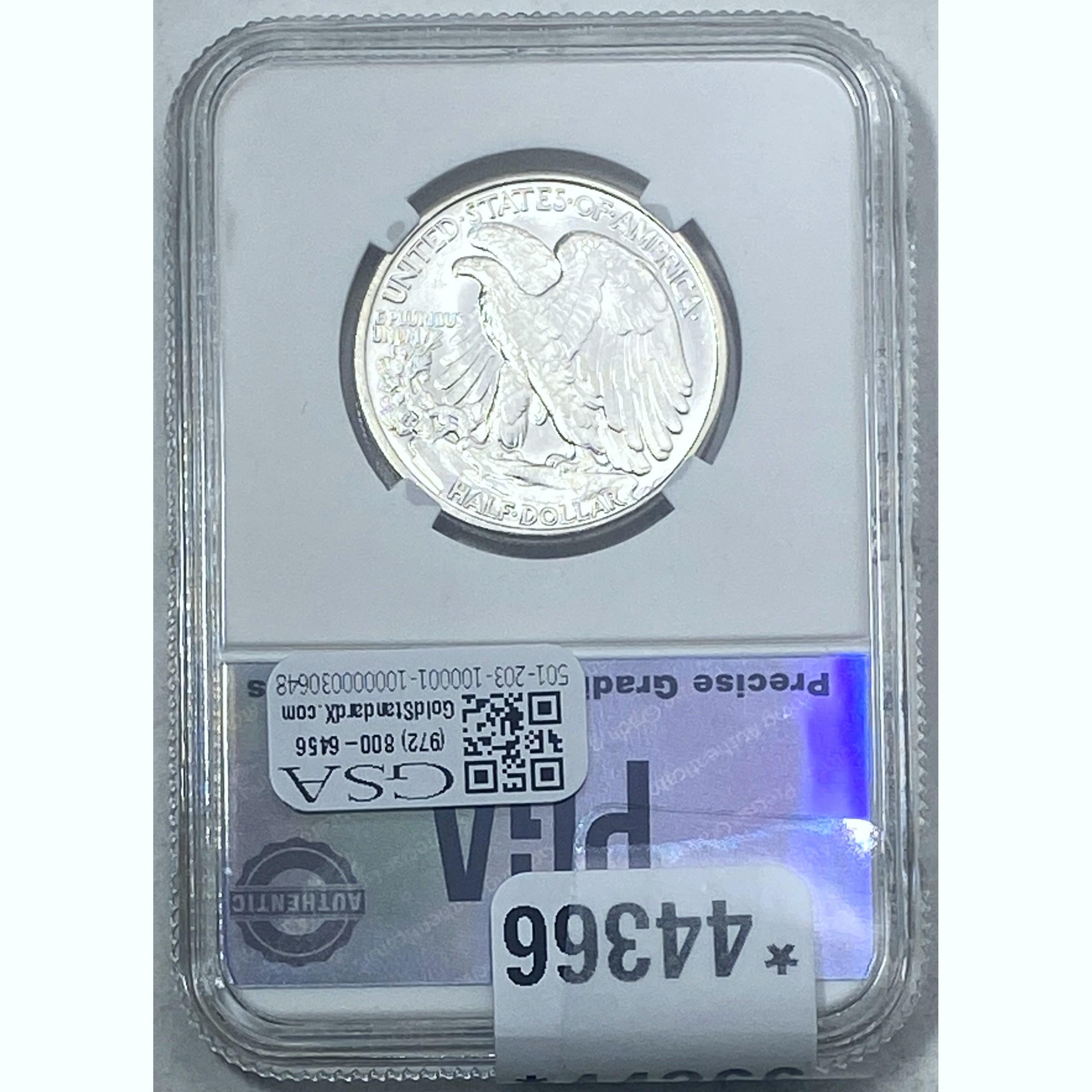1941 Silver Half Dollar PGA MS66