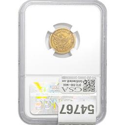 1857-S $2.50 Gold Quarter Eagle NGC XF45