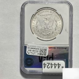 1897-O Morgan Dollar PGA AU58