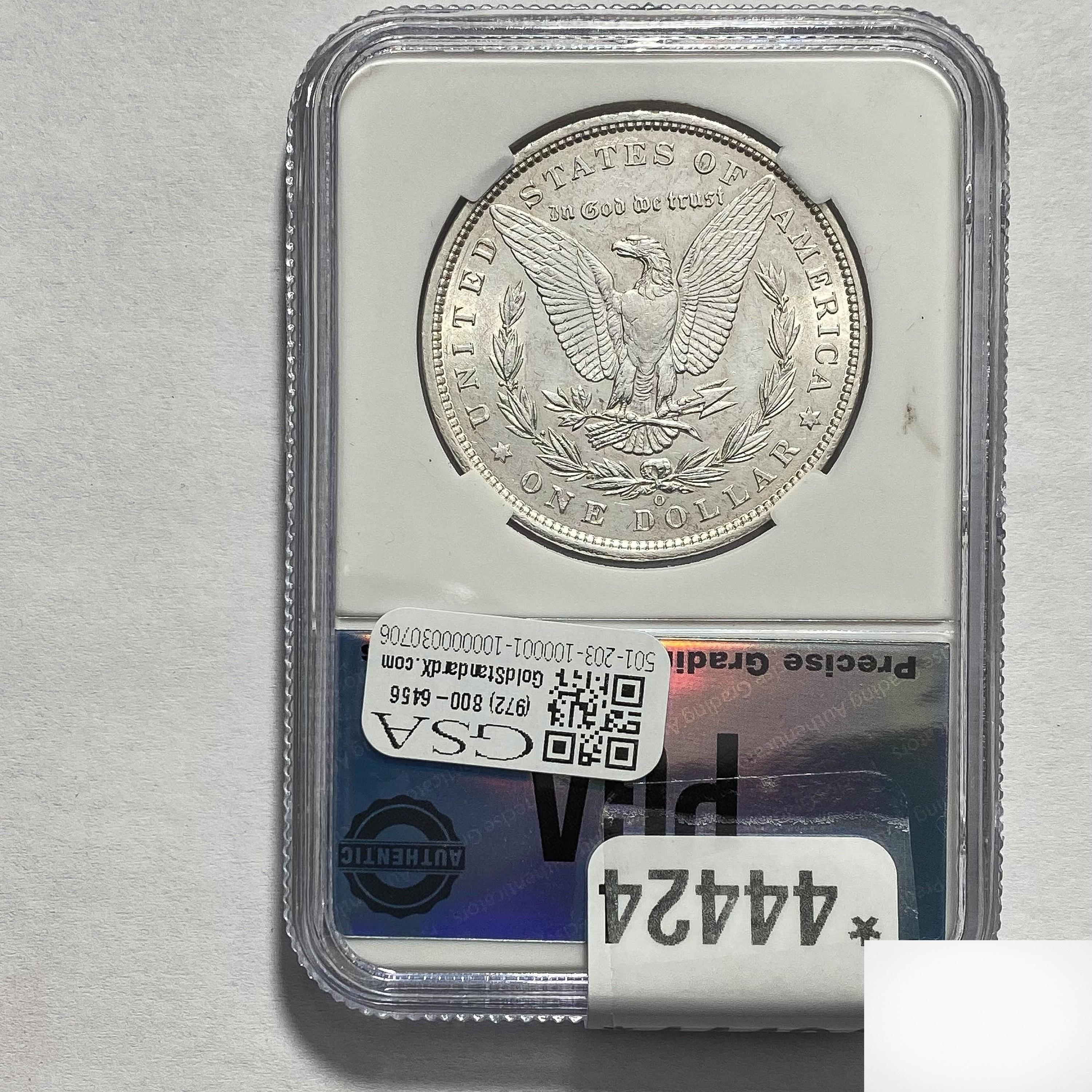 1897-O Morgan Dollar PGA AU58