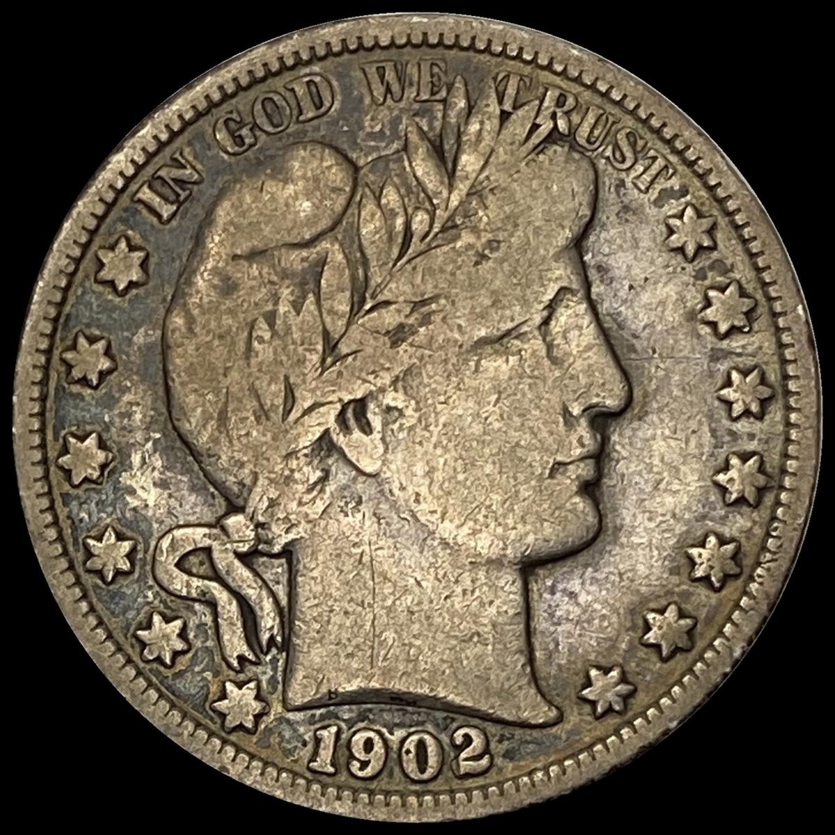 1902-O Silver Half Dollar NICELY CIRCULATED