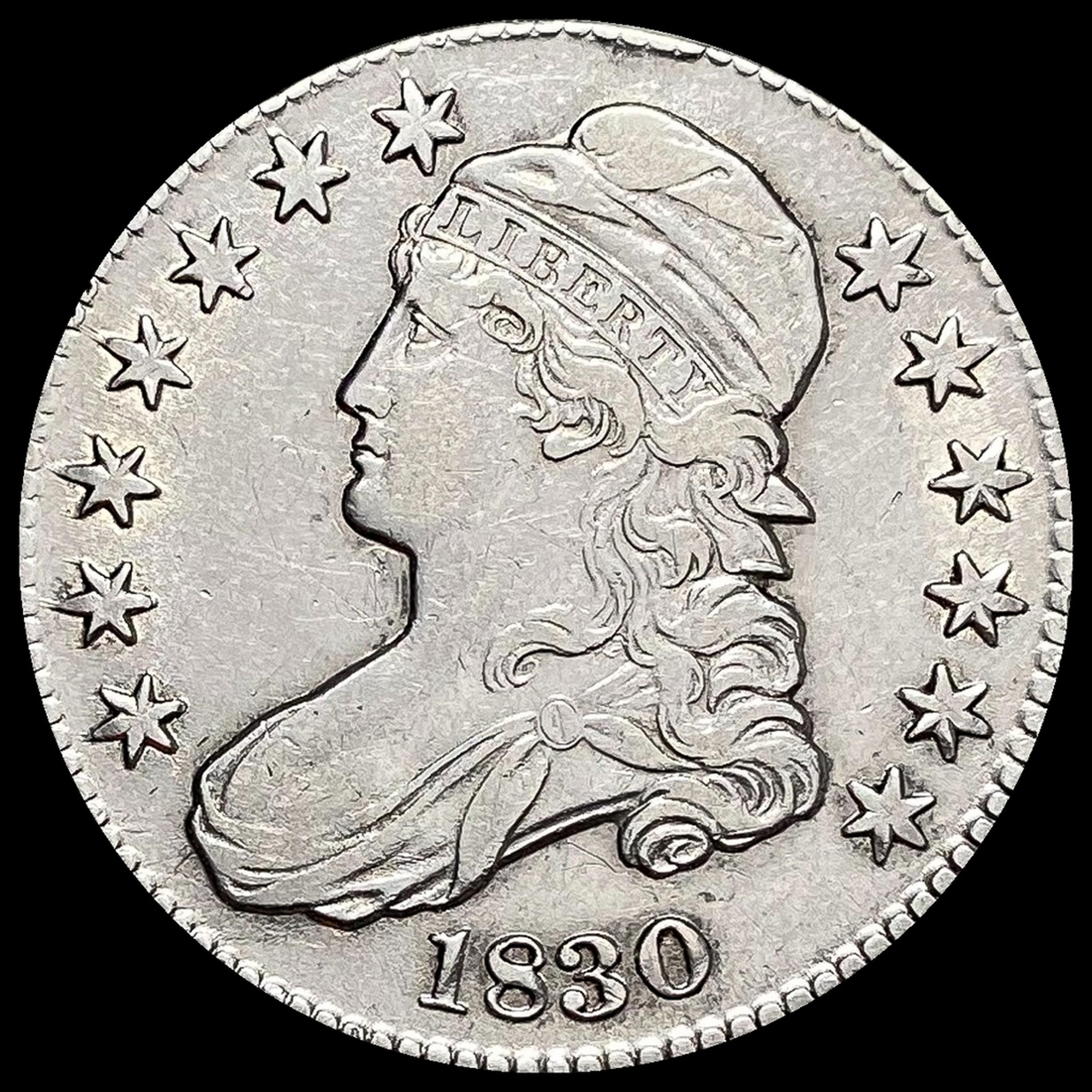 1830 Capped Bust Half Dollar CHOICE AU