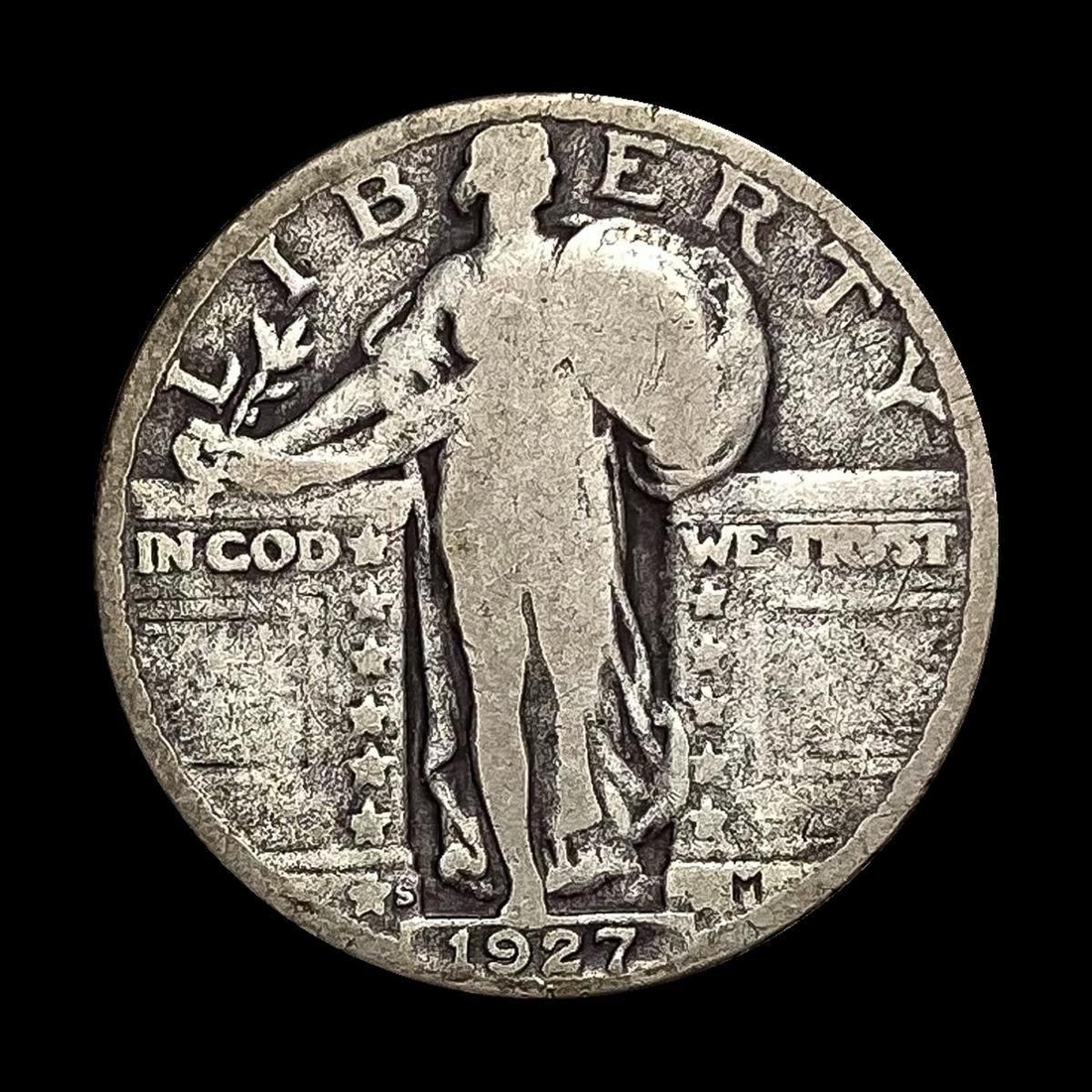 1927-S Standing Liberty Silver Quarter NICELY CIRCUL
