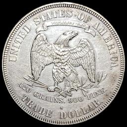 1877-S Silver Trade Dollar CLOSELY UNCIRCULATED