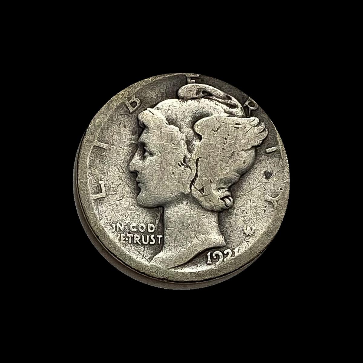 1921-D Silver Mercury Dime NICELY CIRCULATED